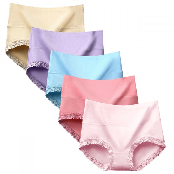 Cotton shorts Ladies high waist underwear shorts f...